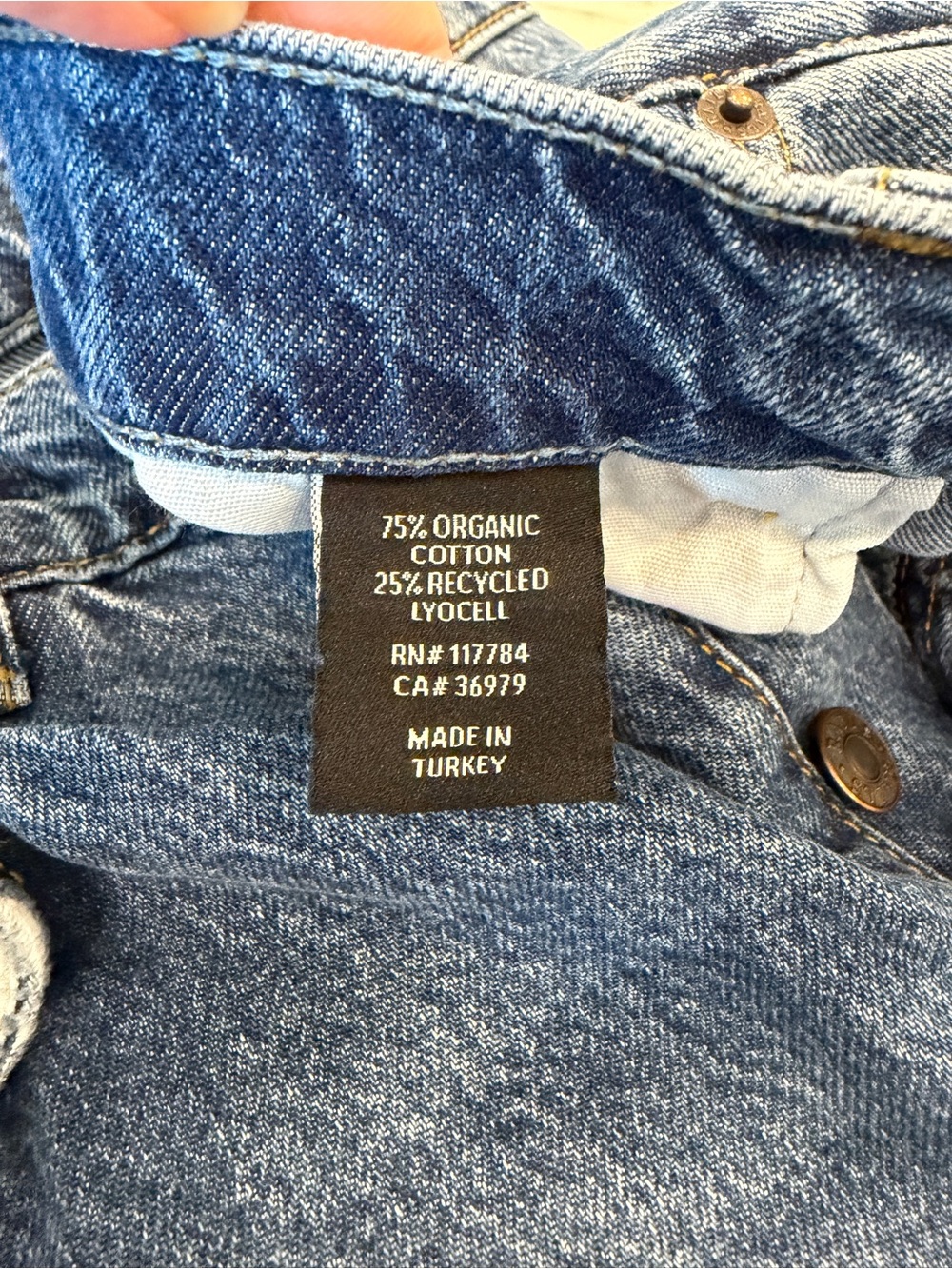 Rails Wide-Leg Jeans The Speedway Women Size 27 Organic Cotton - Picture 11 of 12